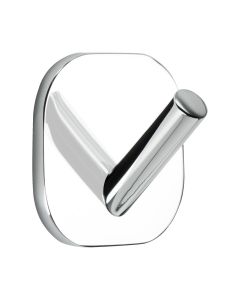 Solid 1 - Haak / Boorvrije Installatie 2-pak - Chroom - Beslag Design