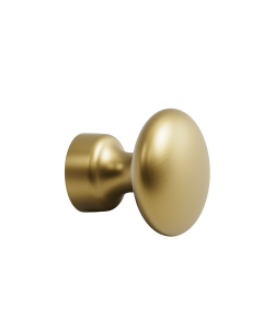 Baron knop - geborsteld goud 
