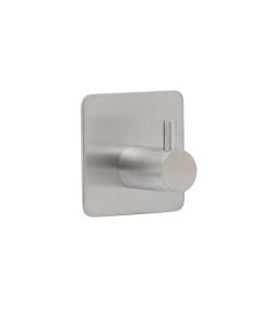 Base Pin Haken - Geborsteld RVS Look