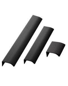 Edge Straight Profiel Handgreep - Geborsteld Zwart - Furnipart