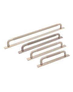 Helix Handvat op Achterplaat - RVS Look - Beslag Design