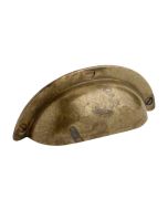 Schelp Handgreep 3922 - Antiek Messing