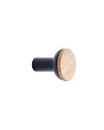 Bis Knop - Hout / Mat Zwart