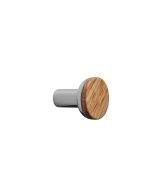 Bis Knop - Hout / Chroom