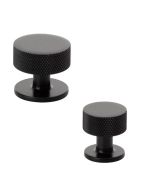 Crest Knop - Mat Zwart - Beslag Design
