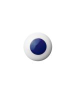 Dot Porselein Knop / Haak - Blauw - Anne Black