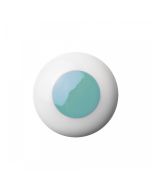 Dot Porselein Knop / Haak - Licht Blauw - Anne Black