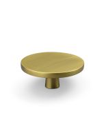 Garda Knop - Mat Messing - 60 mm