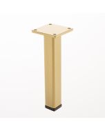Bosse Straight C Meubelpoot - Messing - 120 mm