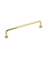 Lounge Handgreep - Gepolijst Messing - 160 mm - Furnipart