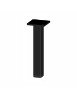 Bosse Straight C Meubelpoot - Zwart - 120 mm