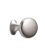 Oval Simple Knop - RVS Look